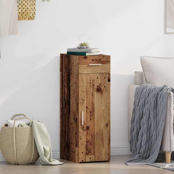 Kõide sahtliga Vana puit 30 × 42,5 × 93 cm