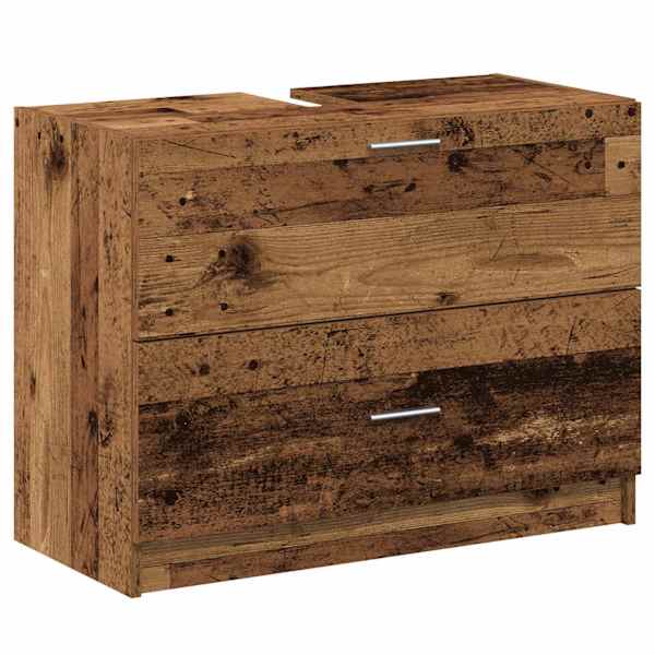 Vannitoa kapp Vana puit 78 × 37 × 59 cm Tehispuit