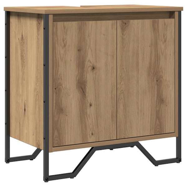 Vannitoa kraanikausi kapp Käsitööpuu 60 × 35 × 60 cm Tehispuit