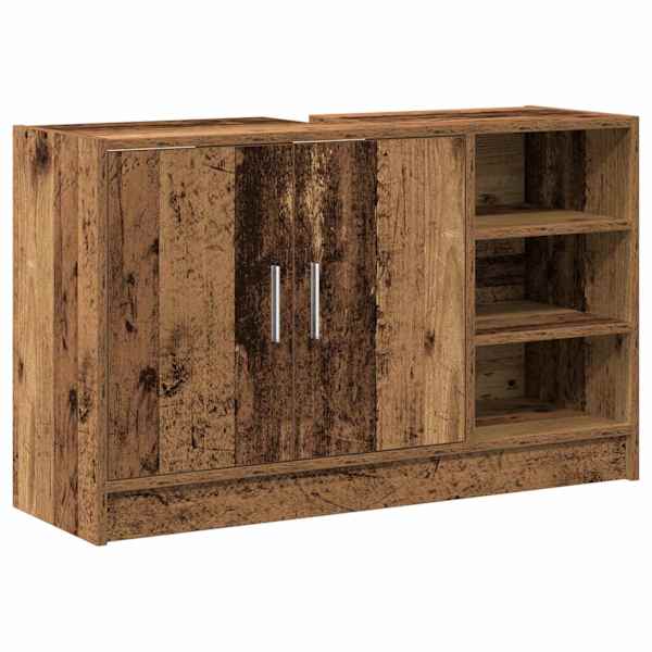 Vannitoa kapp Vana puit 90 × 29 × 55 cm Tehispuit