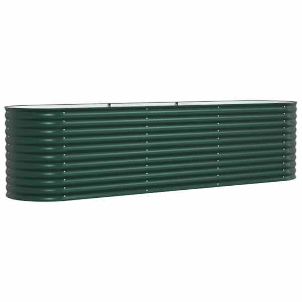 Peenrakast 320 × 80 × 81 cm, teras – roheline