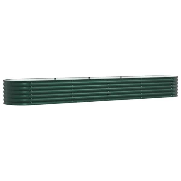 Peenrakast 400 × 80 × 44 cm, teras – roheline