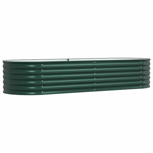 Peenrakast 240 × 80 × 44 cm, teras – roheline