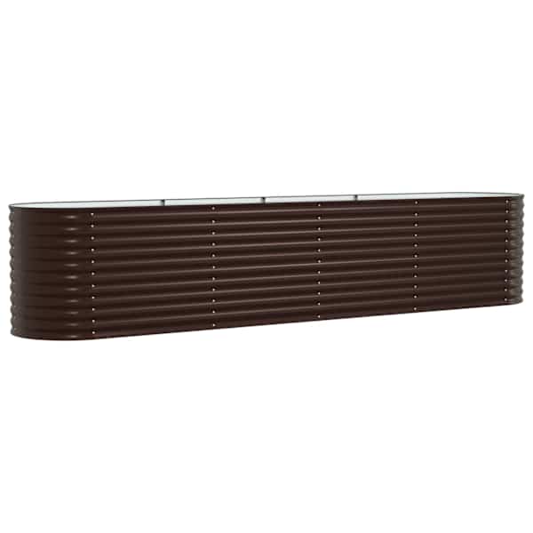 Peenrakast 400 × 80 × 81 cm, teras – pruun