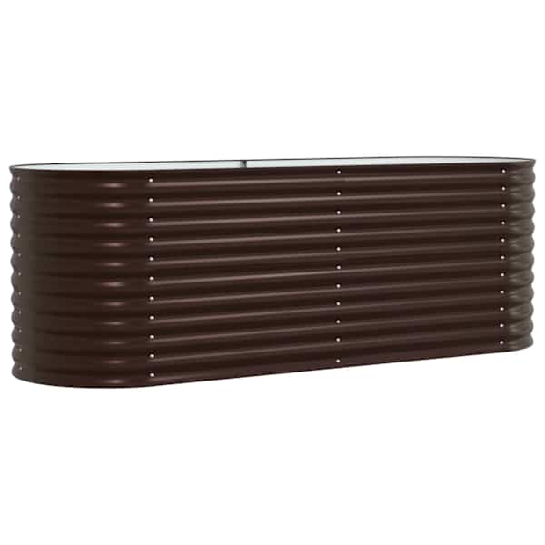 Peenrakast 240 × 80 × 81 cm, teras – pruun