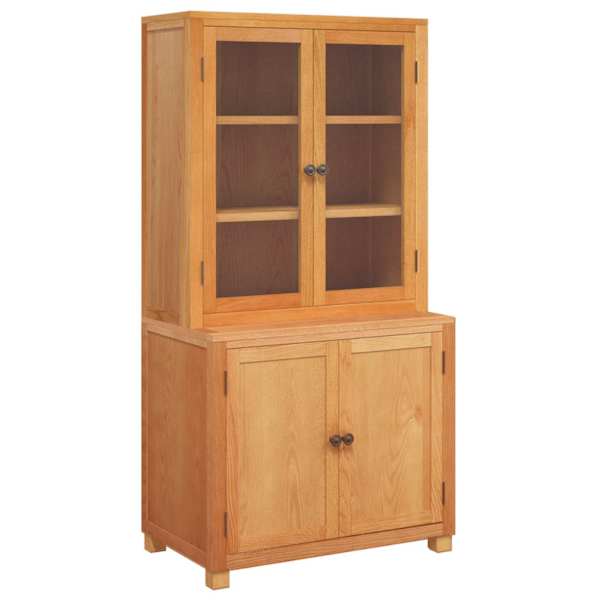 Kõrvalkappide komplekt uksega 2 tk Pruun 80 × 50 × 160 cm