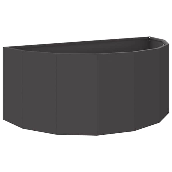 Taimekast 90 × 45 × 35 cm, teras – must
