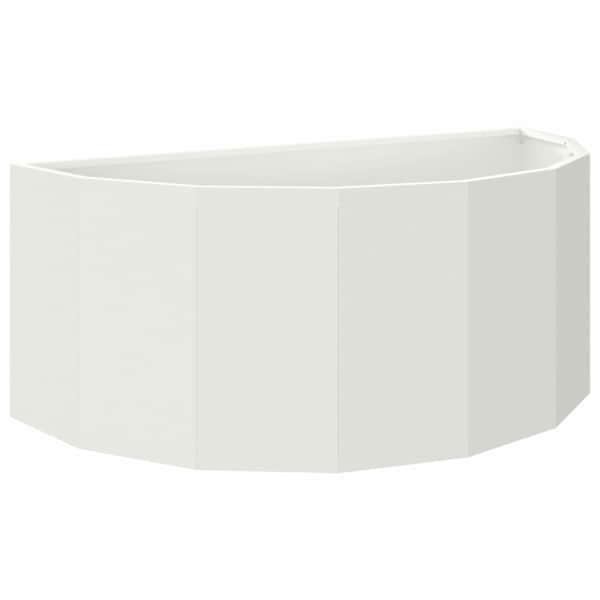 Taimekast 90 × 45 × 35 cm, teras – valge