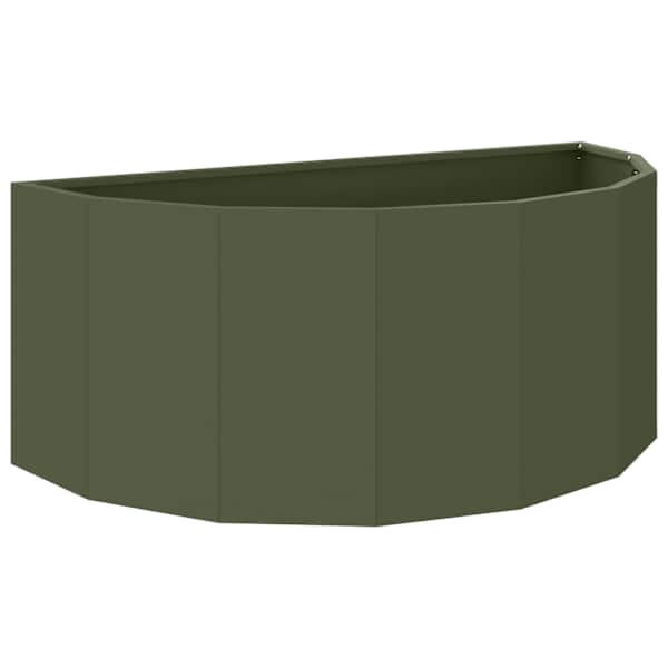 Taimekast 90 × 45 × 35 cm, teras – oliiviroheline