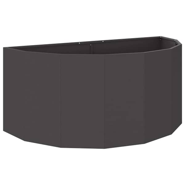 Taimekast 120 × 60 × 50 cm, teras – must
