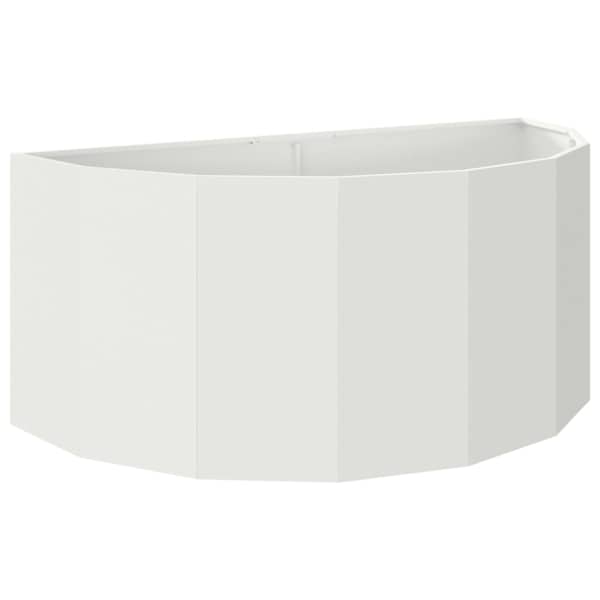 Taimekast 120 × 60 × 50 cm, teras – valge