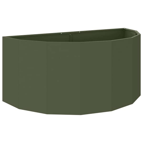 Taimekast 120 × 60 × 50 cm, teras – oliiviroheline