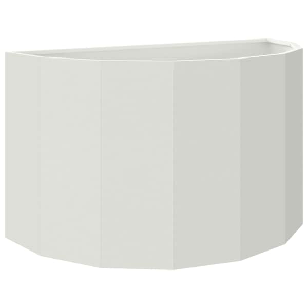 Taimekast 90 × 45 × 50 cm, teras – valge