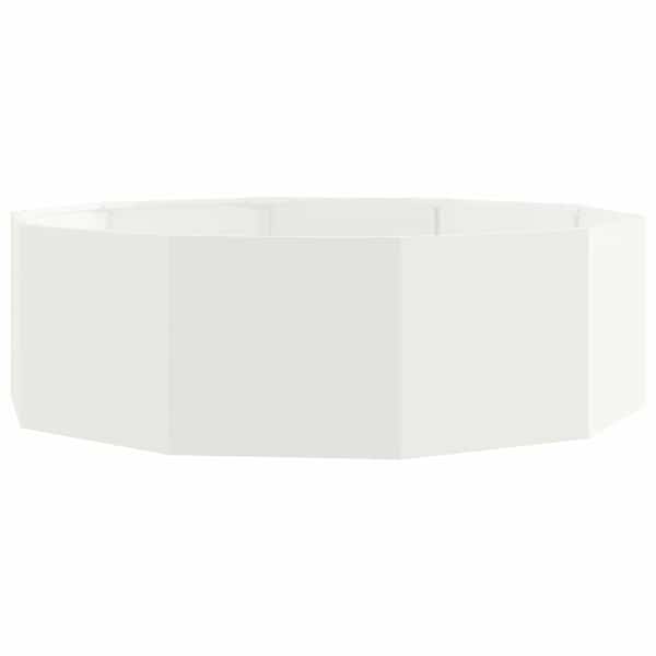 Taimekast 120 × 120 × 35 cm, teras – valge