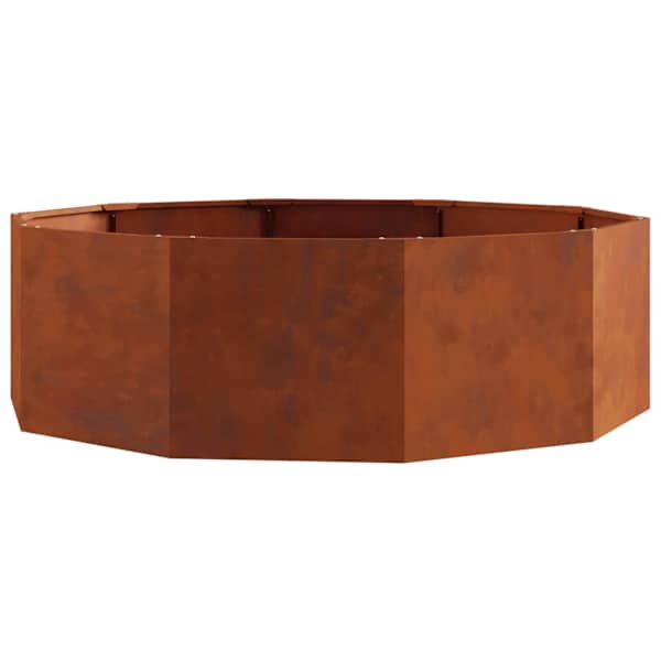 Taimekast 120 × 120 × 35 cm, teras – roostekarva