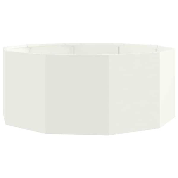 Taimekast 90 × 90 × 35 cm, teras – valge