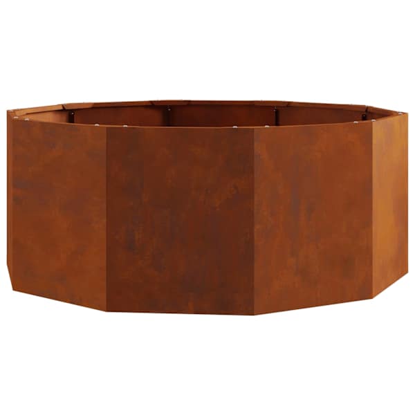 Taimekast 90 × 90 × 35 cm, teras – roostekarva