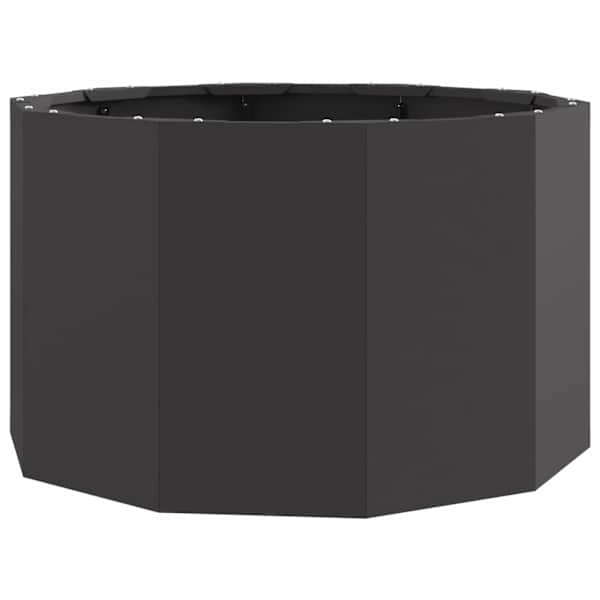 Taimekast 60 × 60 × 35 cm, teras – must