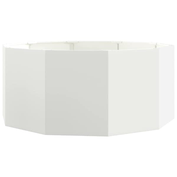 Taimekast 120 × 120 × 50 cm, teras – valge