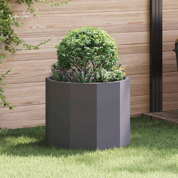 Taimekast 60 × 60 × 50 cm, teras – must