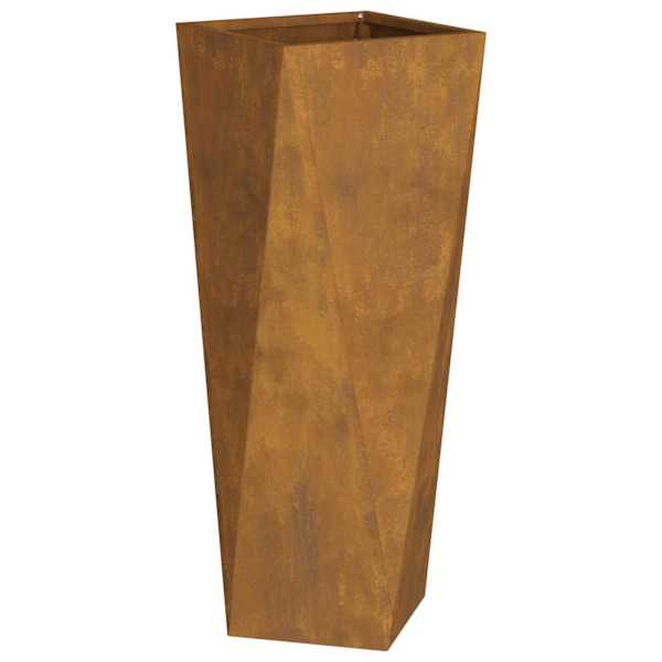 Taimekast 30 × 30 × 75 cm, teras – roostekarva – 2 tk