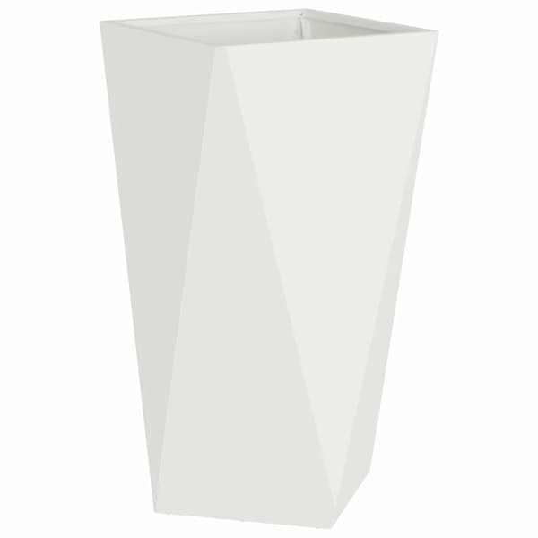 Taimekast 40 × 40 × 75 cm, teras – valge
