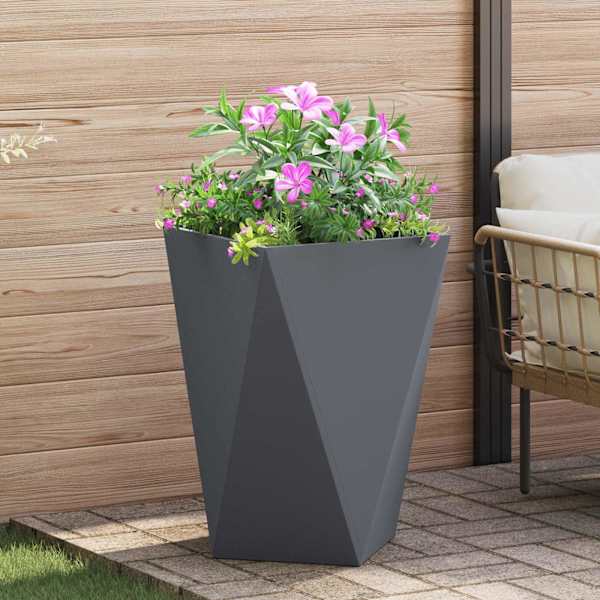 Taimekast 50 × 50 × 75 cm, teras – antratsiithall