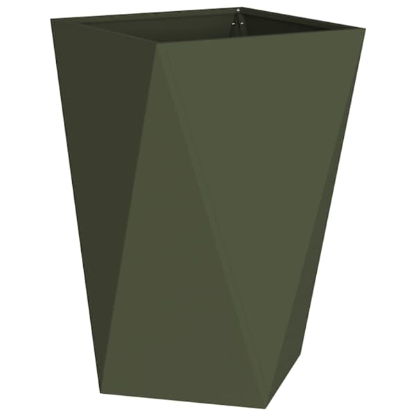 Taimekast 50 × 50 × 75 cm, teras – oliiviroheline