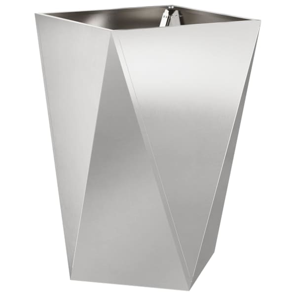 Taimekast 50 × 50 × 75 cm, roostevaba teras – hõbedane