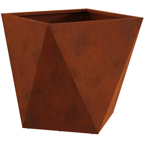 Taimekast 40 × 40 × 40 cm, teras – roostekarva
