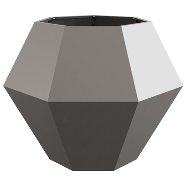 Taimekast 100 × 100 × 80 cm, ilmastikukindel teras – roostekarva
