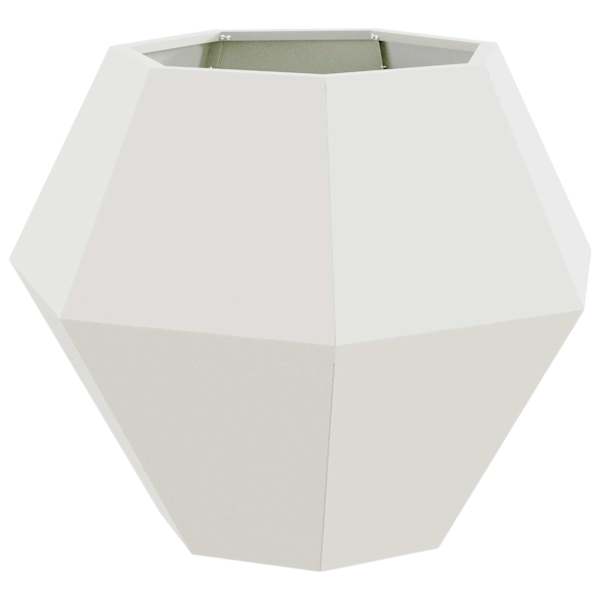 Taimekast 75 × 75 × 60 cm, teras – valge