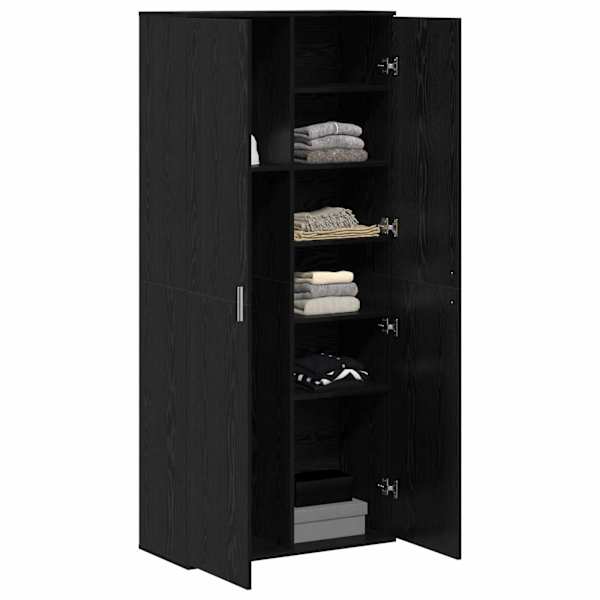 Highboard 80 × 35 × 180 cm Tehispuit Must tamm