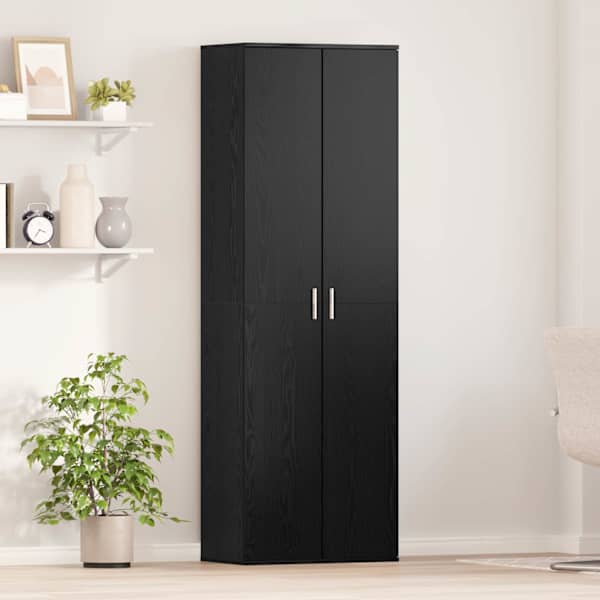 Highboard 60 × 35 × 180 cm Tehispuit Must tamm