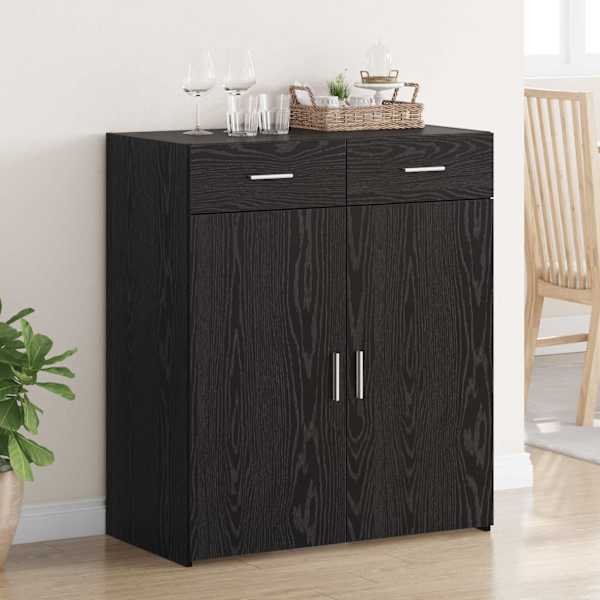 Hoiukapp Must tamm 80 × 42.5 × 93 cm