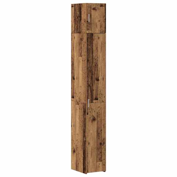 Säilituskapp riiulitega Vana puit 30 × 42,5 × 225 cm Tehispuit