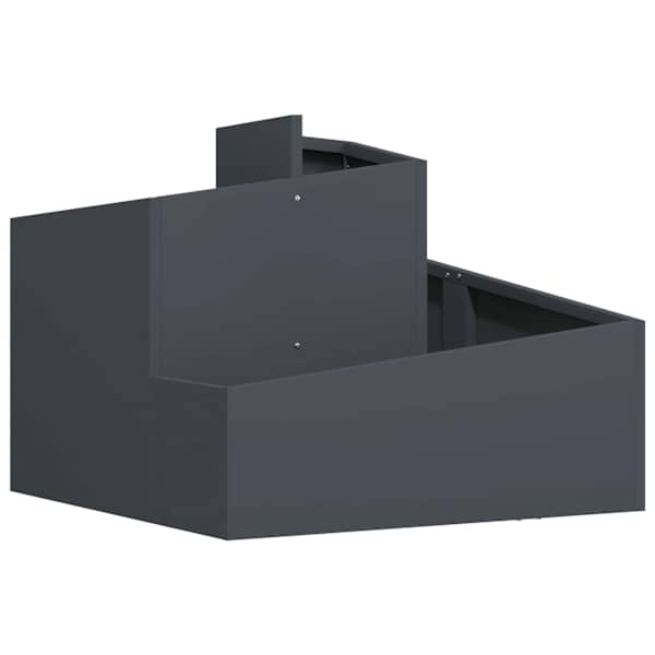 Taimekast 60 × 60 × 50 cm, teras – antratsiithall