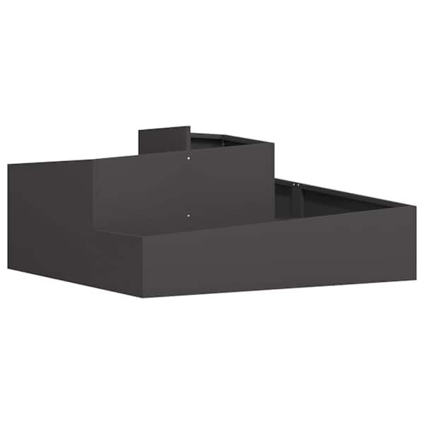 Taimekast 100 × 100 × 50 cm, teras – must