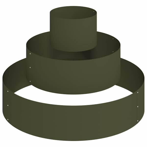 Taimekast 90 × 90 × 20 cm, teras – oliiviroheline