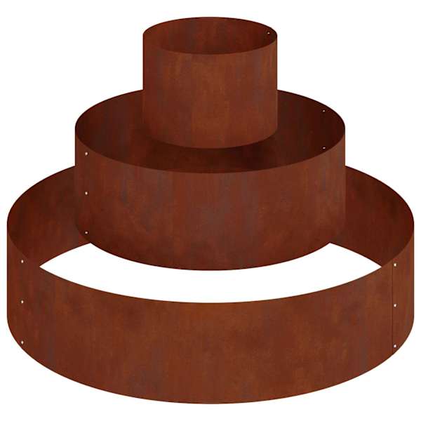 Taimekast 90 × 90 × 20 cm, teras – roostekarva