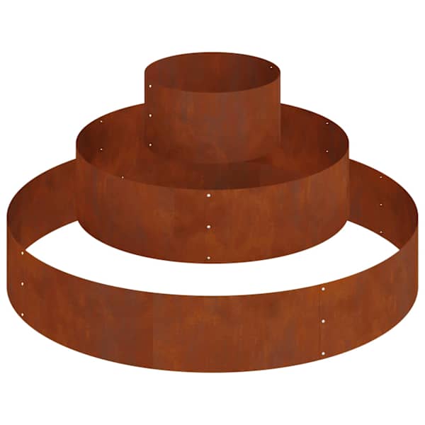 Taimekast 120 × 120 × 20 cm, teras – roostekarva