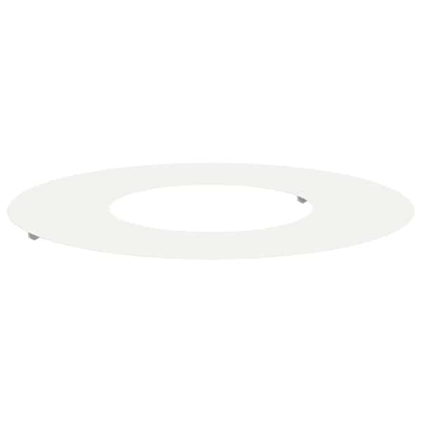 Puualune rõngas 60 × 60 × 1,3 cm, teras – valge