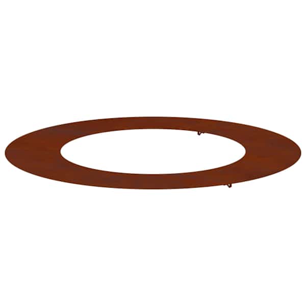 Puualune rõngas 80 × 80 × 1,3 cm – roostekarva