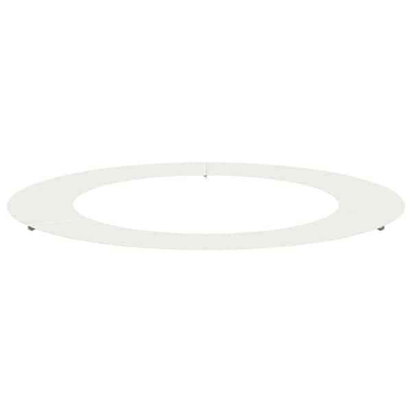 Puualune rõngas 90 × 90 × 1,3 cm, teras – valge