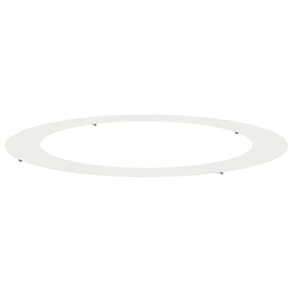 Puualune rõngas 120 × 120 × 1,3 cm, teras – valge