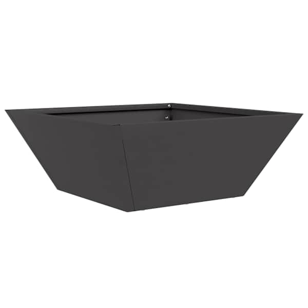 Taimekast 40 × 40 × 15 cm, teras – must