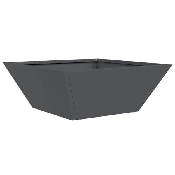 Taimekast 40 × 40 × 15 cm, teras – antratsiithall