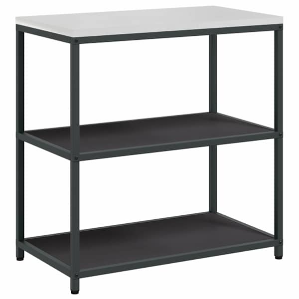 Köögi riiulite komplekt HATTEM Must 90 × 50 × 92 cm Teras