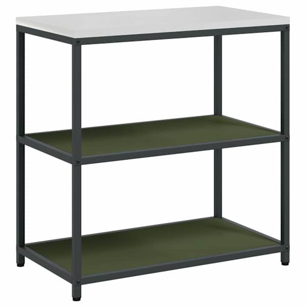 Köögi riiulite komplekt HATTEM Oliiviroheline 90 × 50 × 92 cm