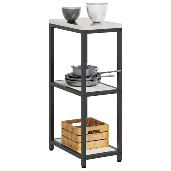 Köögi riiulite komplekt HATTEM Valge 30 × 50 × 92 cm Teras
